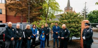 Kent Police Hold Memorial Ceremony During National Police Week Kent Police Hold Memorial Ceremony