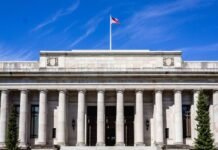 WA Supreme Court races shape up as income tax case looms The Washington state Supreme Court building in Olympia on April 21, 2025