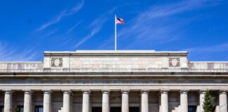 WA Supreme Court races shape up as income tax case looms The Washington state Supreme Court building in Olympia on April 21, 2025