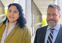 Teebah Alsaleh, left, and Matt Segal, right, are the newest members of Washington’s Public Disclosure Commission