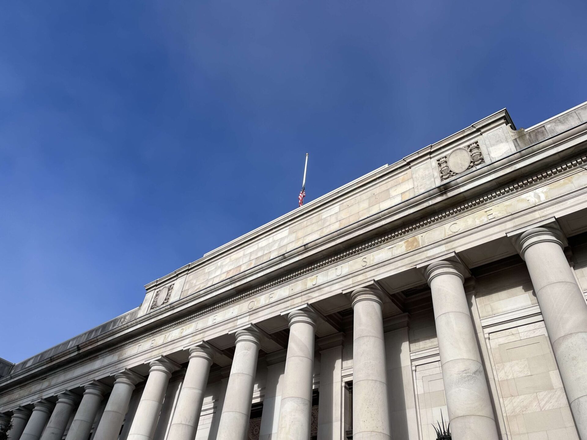 The Washington state Supreme Court building in Olympia.