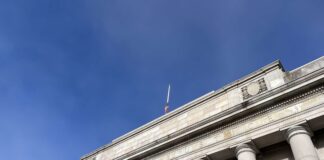 The Washington state Supreme Court building in Olympia.