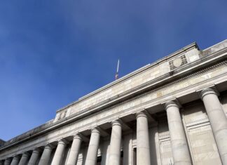 WA Supreme Court bats down referendum attempt targeting income tax The Washington state Supreme Court building in Olympia.