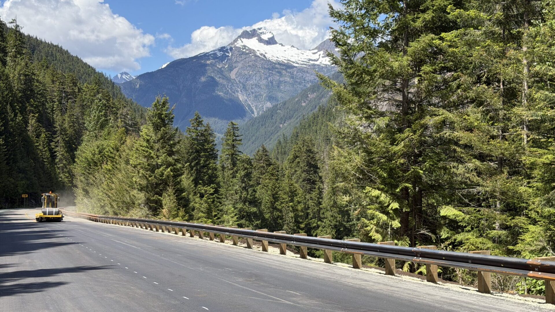 Contractor crews working for the Washington State Department of Transportation completed emergency repairs on State Route 20 and fully reopened the North Cascade Highway on Sunday, June 14