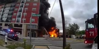 Kent Police Officer Praised for Quick Action During Downtown Building Fire Downtown Building Fire