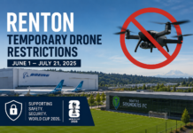 FAA Imposes Temporary Drone Restrictions in Renton Ahead of FIFA World Cup Activities