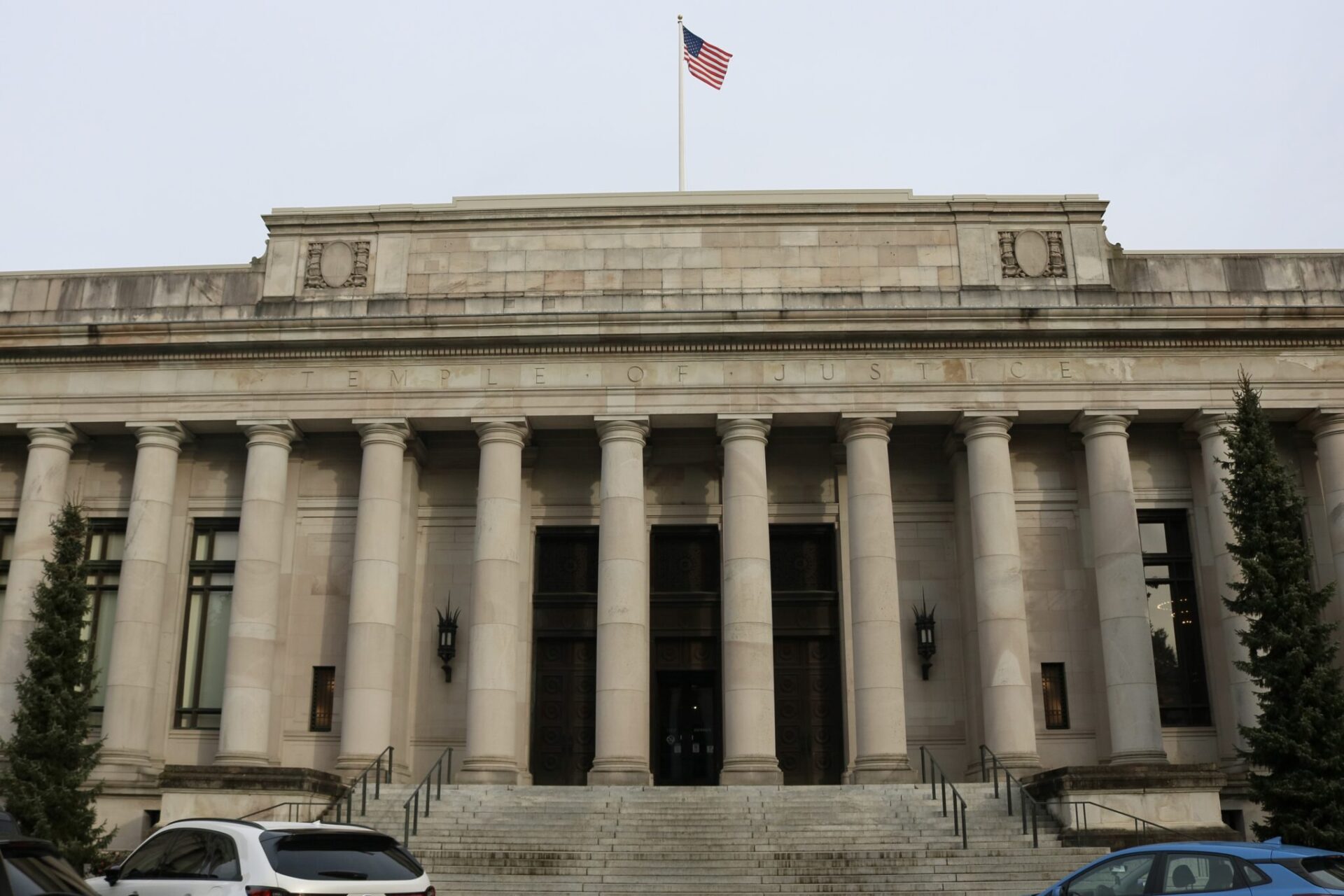 The Washington state Supreme Court building in Olympia.