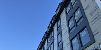 Ballmer’s philanthropy commits to funding 10,000 affordable housing units in WA Apartment construction in Olympia in January 2025
