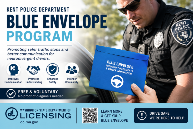 Kent Police Launch Blue Envelope Program