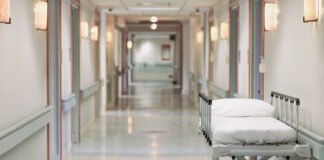 Portable hospital bed