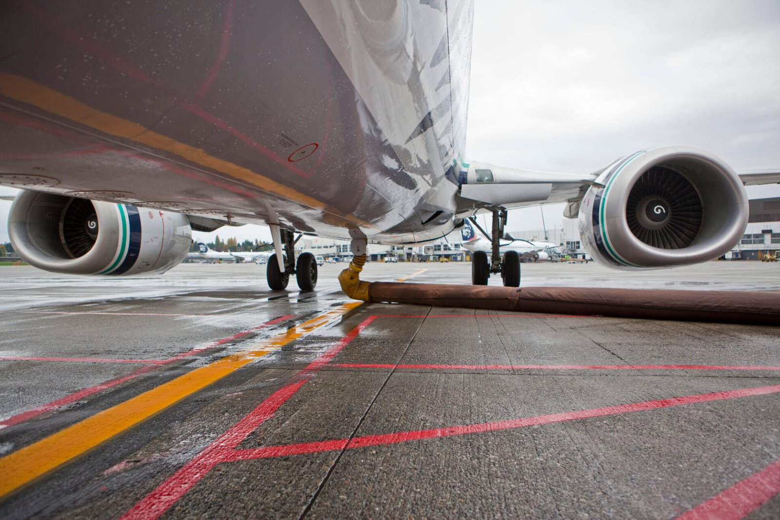 Belly of a Jet Aircraft