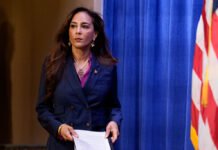 Assistant Attorney General for Civil Rights Harmeet Dhillon, seen here at the Justice Department last year.