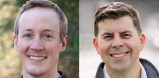 Left, Eamonn Collins and, right, Michael Shepard. (Photos courtesy of campaigns)