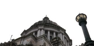 The Washington state Capitol in Olympia on March 7, 2026