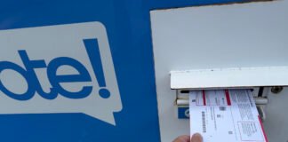 Washington state election officials encourage voters to return ballots via designated drop boxes to ensure they arrive in time to be counted. In the primary, the state tallied a higher number of ballots with late postmarks than prior years. (Photo by Donna Gordon Blankinship)